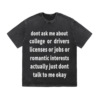 RDMCLOTHINGART tapestry hoodie SLOGAN HEAVY COTTON TEES-9486