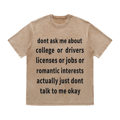 RDMCLOTHINGART tapestry hoodie SLOGAN HEAVY COTTON TEES-9486