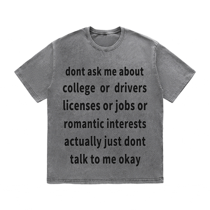 RDMCLOTHINGART tapestry hoodie SLOGAN HEAVY COTTON TEES-9486
