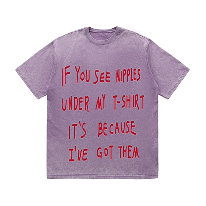 RDMCLOTHINGART tapestry hoodie SLOGAN HEAVY COTTON TEES-9493