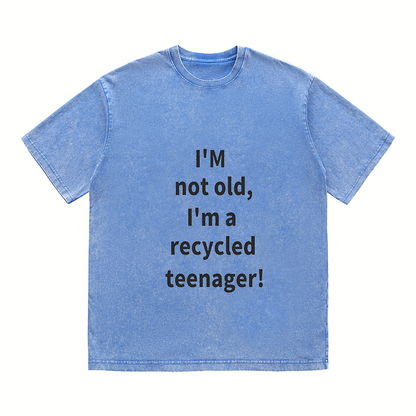 RDMCLOTHINGART tapestry hoodie SLOGAN HEAVY COTTON TEES-9502