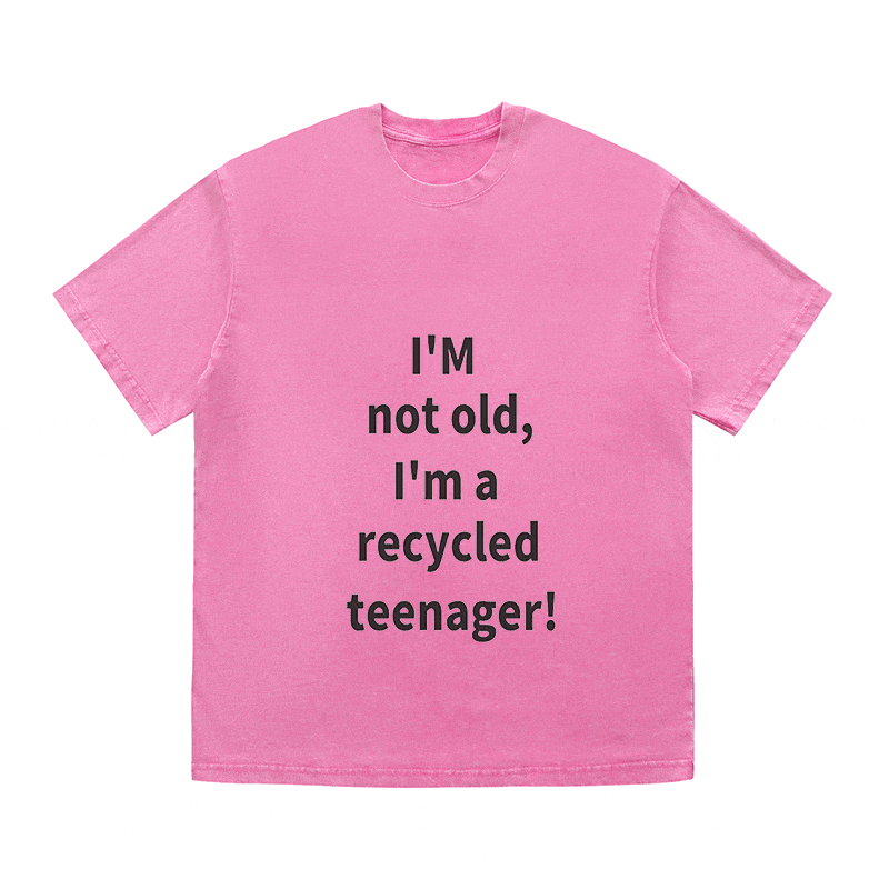 RDMCLOTHINGART tapestry hoodie SLOGAN HEAVY COTTON TEES-9502