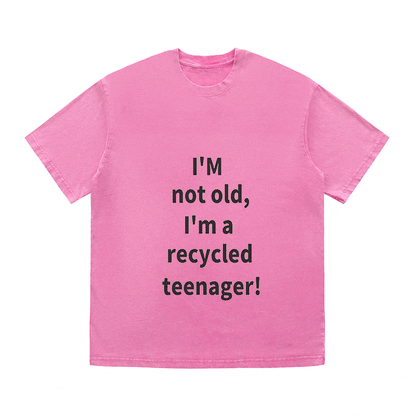 RDMCLOTHINGART tapestry hoodie SLOGAN HEAVY COTTON TEES-9502