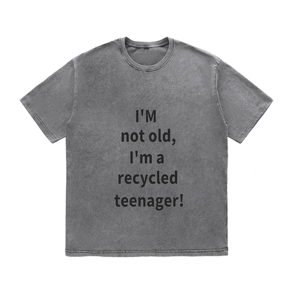 RDMCLOTHINGART tapestry hoodie SLOGAN HEAVY COTTON TEES-9502