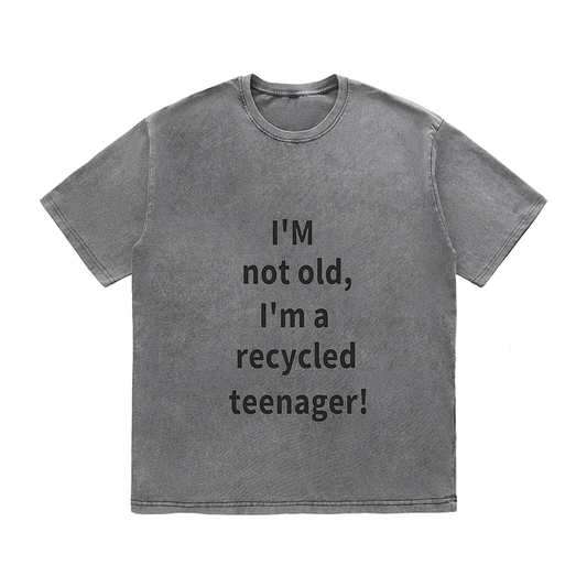 RDMCLOTHINGART tapestry hoodie SLOGAN HEAVY COTTON TEES-9502