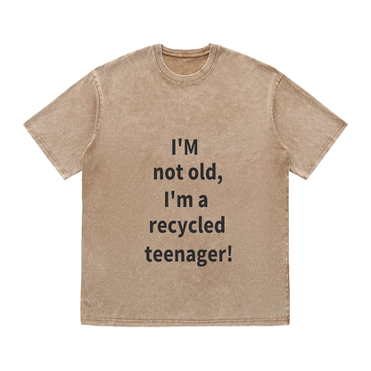 RDMCLOTHINGART tapestry hoodie SLOGAN HEAVY COTTON TEES-9502