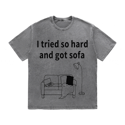 RDMCLOTHINGART tapestry hoodie SLOGAN HEAVY COTTON TEES-9512