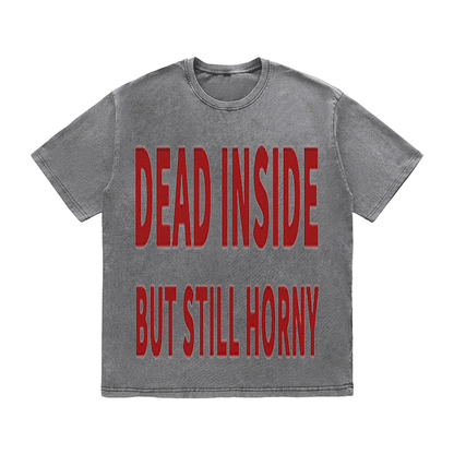 RDMCLOTHINGART tapestry hoodie SLOGAN HEAVY COTTON TEES-9516