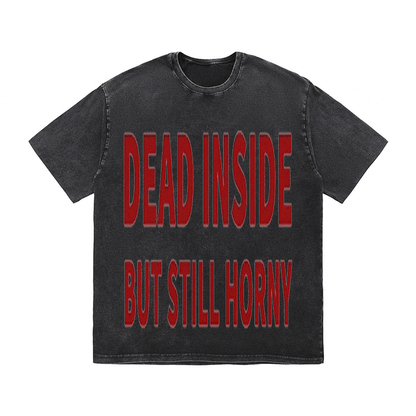 RDMCLOTHINGART tapestry hoodie SLOGAN HEAVY COTTON TEES-9516