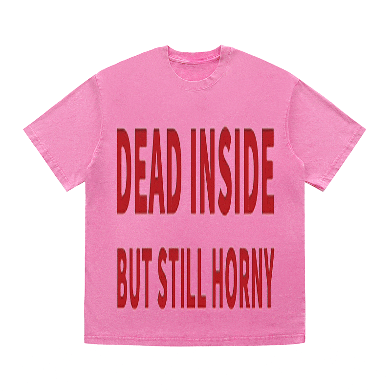 RDMCLOTHINGART tapestry hoodie SLOGAN HEAVY COTTON TEES-9516