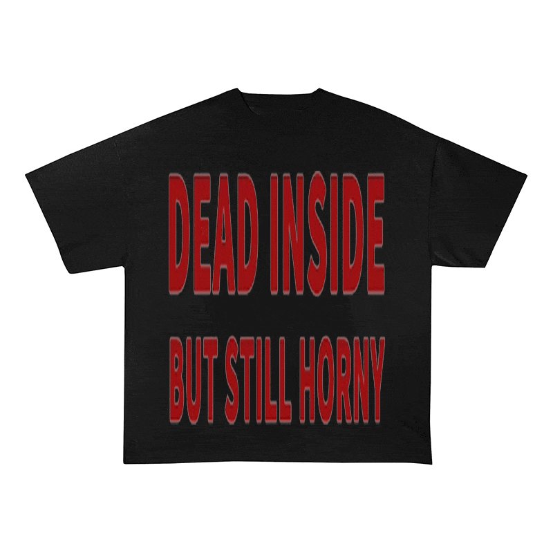 RDMCLOTHINGART tapestry hoodie SLOGAN HEAVY COTTON TEES-9516