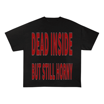 RDMCLOTHINGART tapestry hoodie SLOGAN HEAVY COTTON TEES-9516