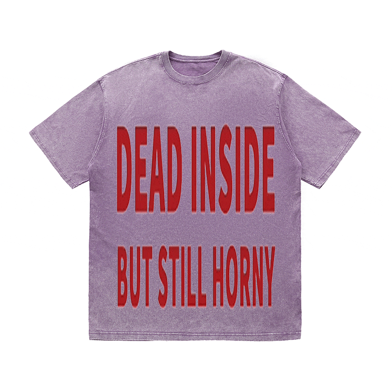 RDMCLOTHINGART tapestry hoodie SLOGAN HEAVY COTTON TEES-9516