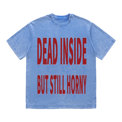 RDMCLOTHINGART tapestry hoodie SLOGAN HEAVY COTTON TEES-9516