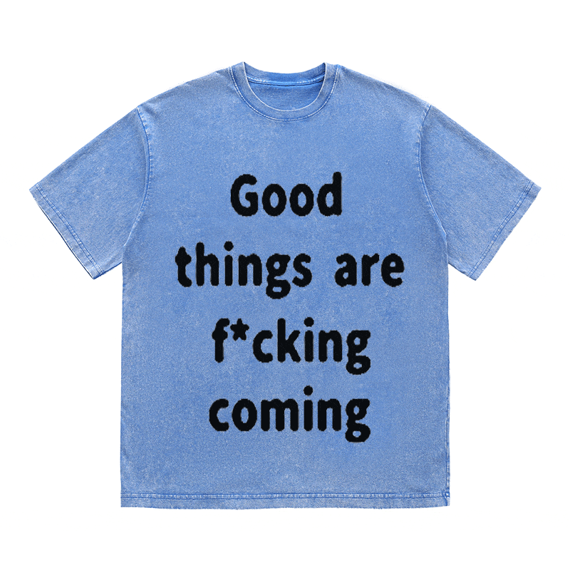 RDMCLOTHINGART tapestry hoodie SLOGAN HEAVY COTTON TEES-9520