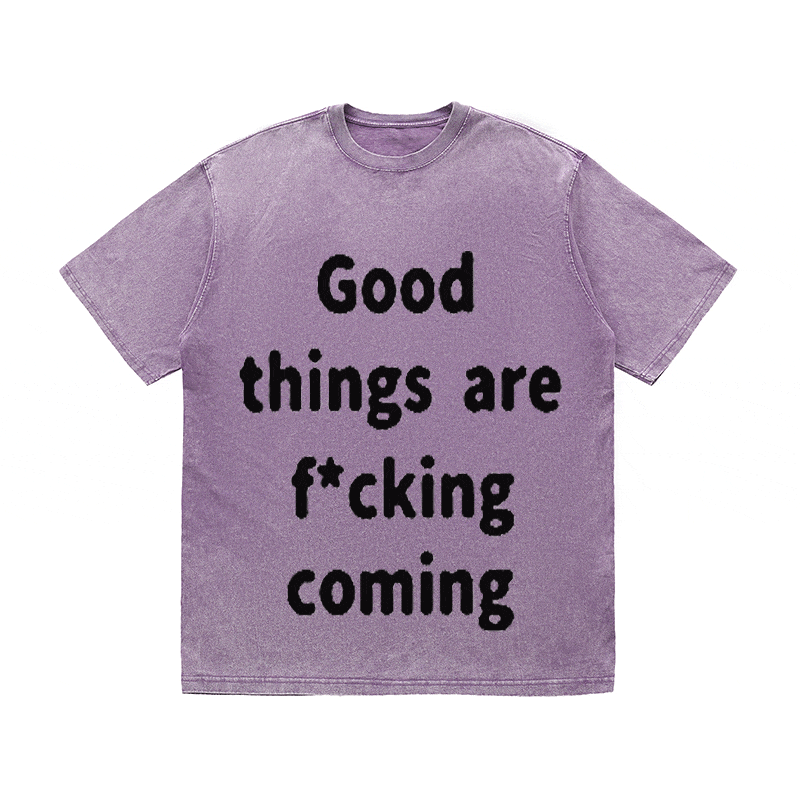 RDMCLOTHINGART tapestry hoodie SLOGAN HEAVY COTTON TEES-9520