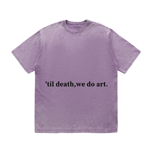 RDMCLOTHINGART tapestry hoodie SLOGAN HEAVY COTTON TEES-9521