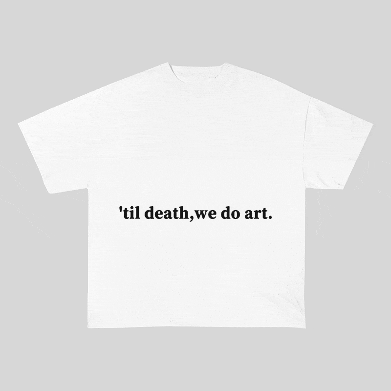 RDMCLOTHINGART tapestry hoodie SLOGAN HEAVY COTTON TEES-9521