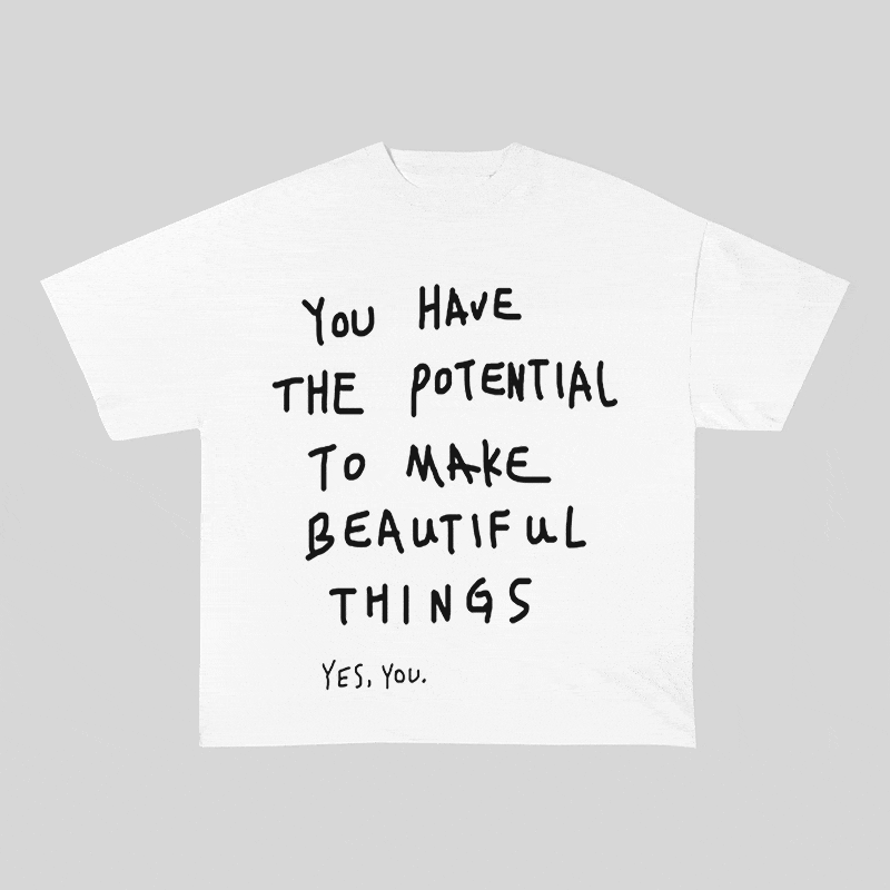 RDMCLOTHINGART tapestry hoodie SLOGAN HEAVY COTTON TEES-9536