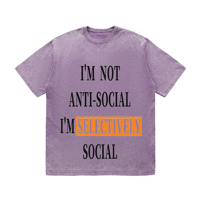 RDMCLOTHINGART tapestry hoodie SLOGAN HEAVY COTTON TEES-9539