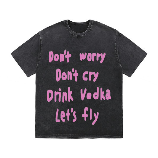 RDMCLOTHINGART tapestry hoodie SLOGAN HEAVY COTTON TEES-9542