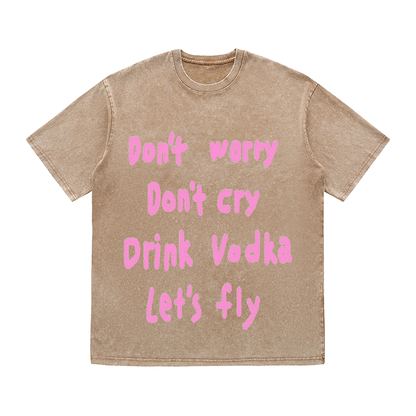 RDMCLOTHINGART tapestry hoodie SLOGAN HEAVY COTTON TEES-9542