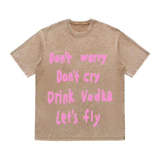 RDMCLOTHINGART tapestry hoodie SLOGAN HEAVY COTTON TEES-9542