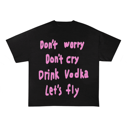 RDMCLOTHINGART tapestry hoodie SLOGAN HEAVY COTTON TEES-9542