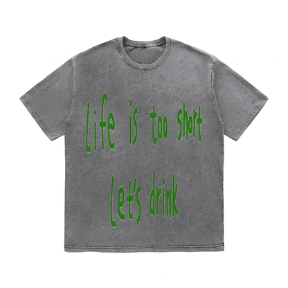 RDMCLOTHINGART tapestry hoodie SLOGAN HEAVY COTTON TEES-9547
