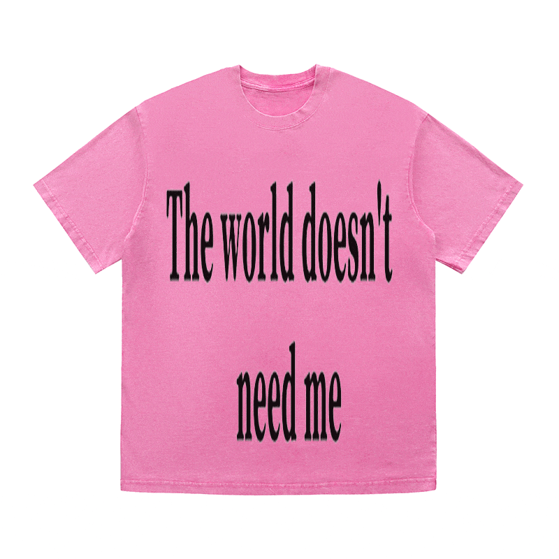 RDMCLOTHINGART tapestry hoodie SLOGAN HEAVY COTTON TEES-9551