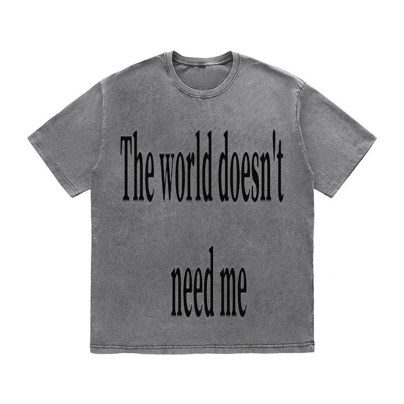 RDMCLOTHINGART tapestry hoodie SLOGAN HEAVY COTTON TEES-9551