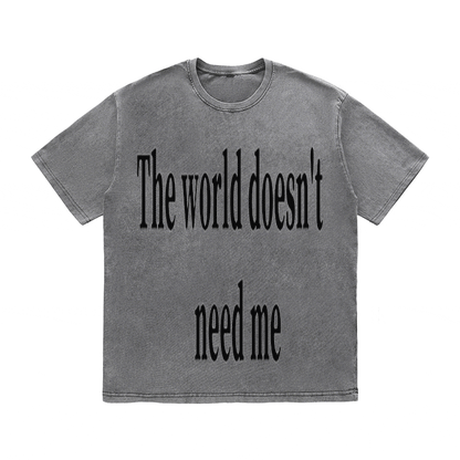 RDMCLOTHINGART tapestry hoodie SLOGAN HEAVY COTTON TEES-9551
