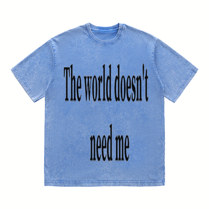 RDMCLOTHINGART tapestry hoodie SLOGAN HEAVY COTTON TEES-9551