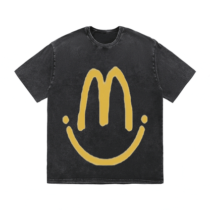 RDMCLOTHINGART tapestry hoodie SLOGAN HEAVY COTTON TEES-9557