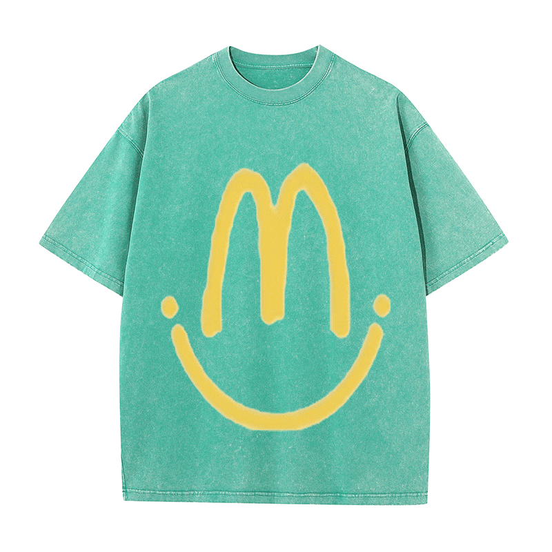 RDMCLOTHINGART tapestry hoodie SLOGAN HEAVY COTTON TEES-9557