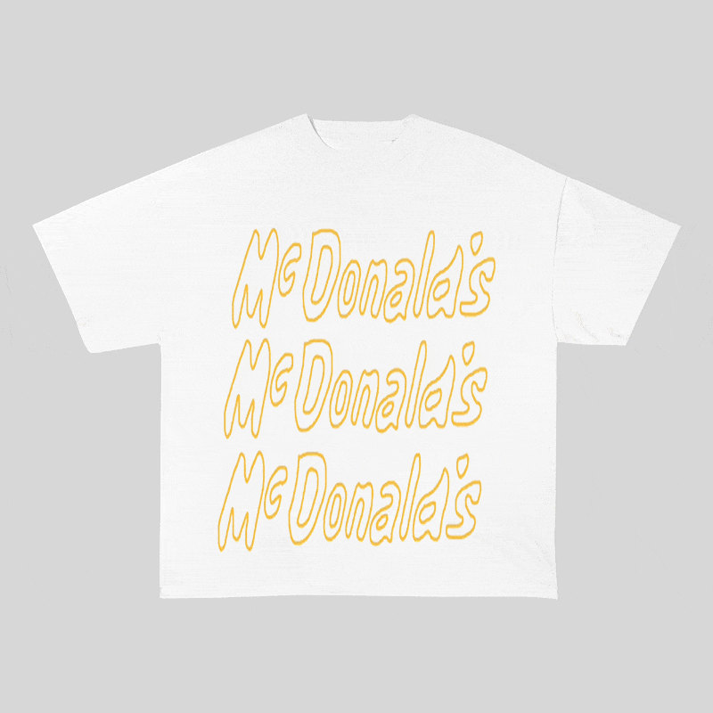 RDMCLOTHINGART tapestry hoodie SLOGAN HEAVY COTTON TEES-9560