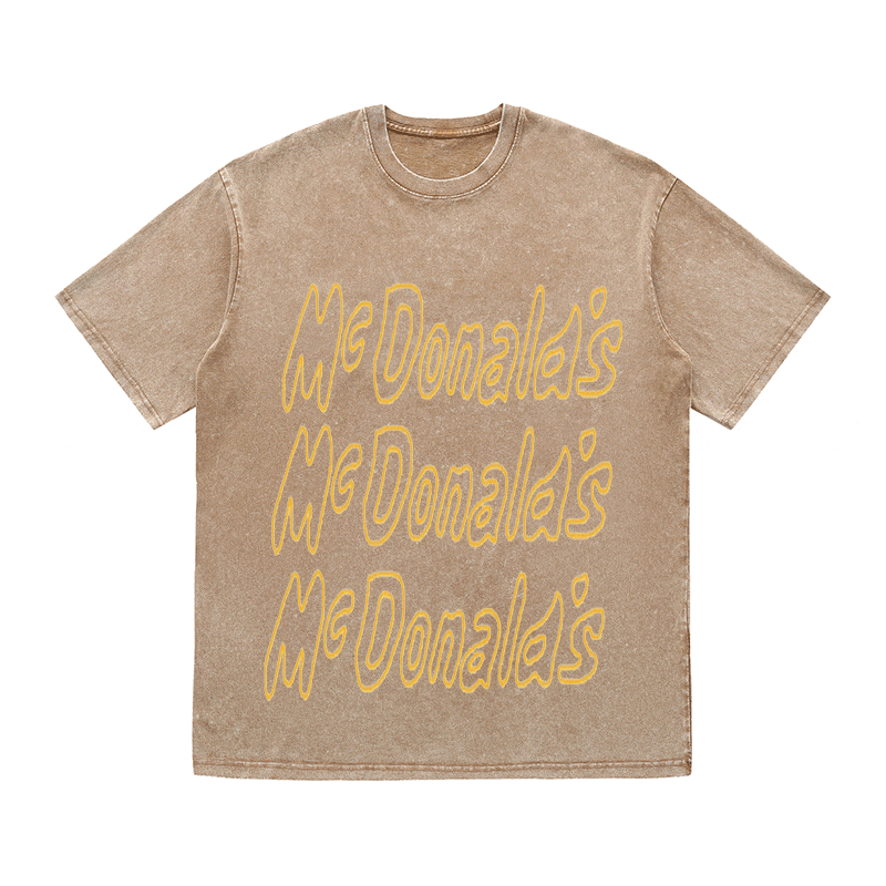 RDMCLOTHINGART tapestry hoodie SLOGAN HEAVY COTTON TEES-9560