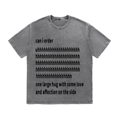 RDMCLOTHINGART tapestry hoodie SLOGAN HEAVY COTTON TEES-9565