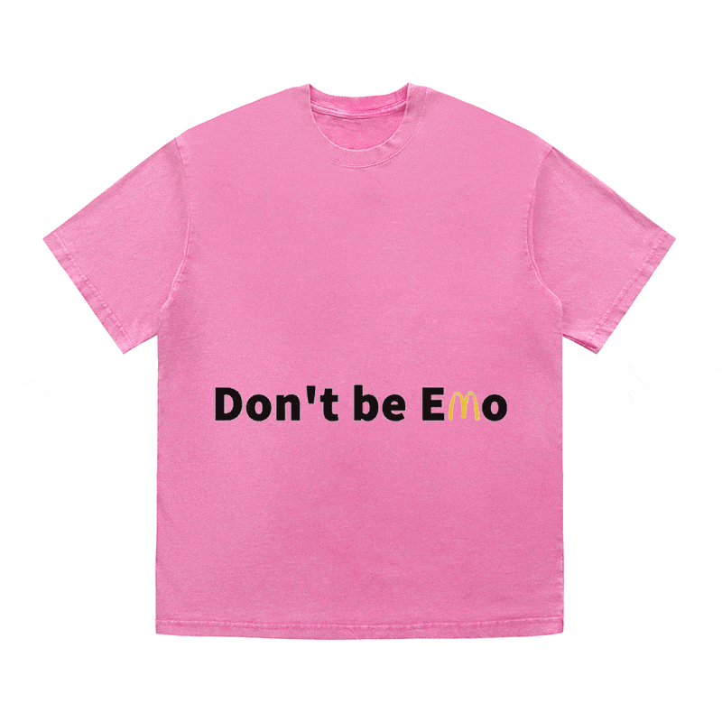 RDMCLOTHINGART tapestry hoodie SLOGAN HEAVY COTTON TEES-9568