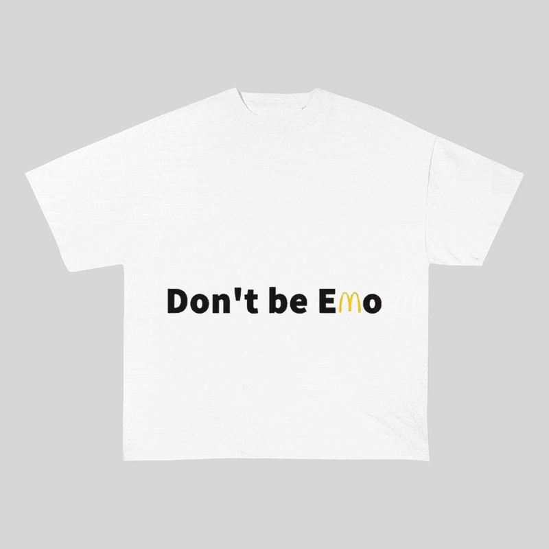 RDMCLOTHINGART tapestry hoodie SLOGAN HEAVY COTTON TEES-9568