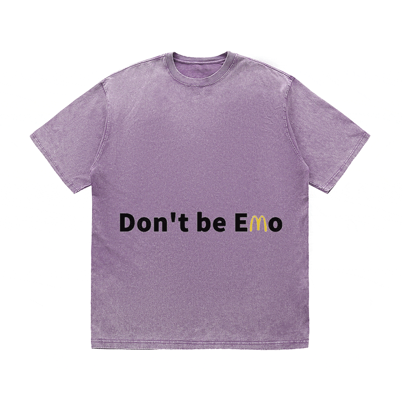 RDMCLOTHINGART tapestry hoodie SLOGAN HEAVY COTTON TEES-9568