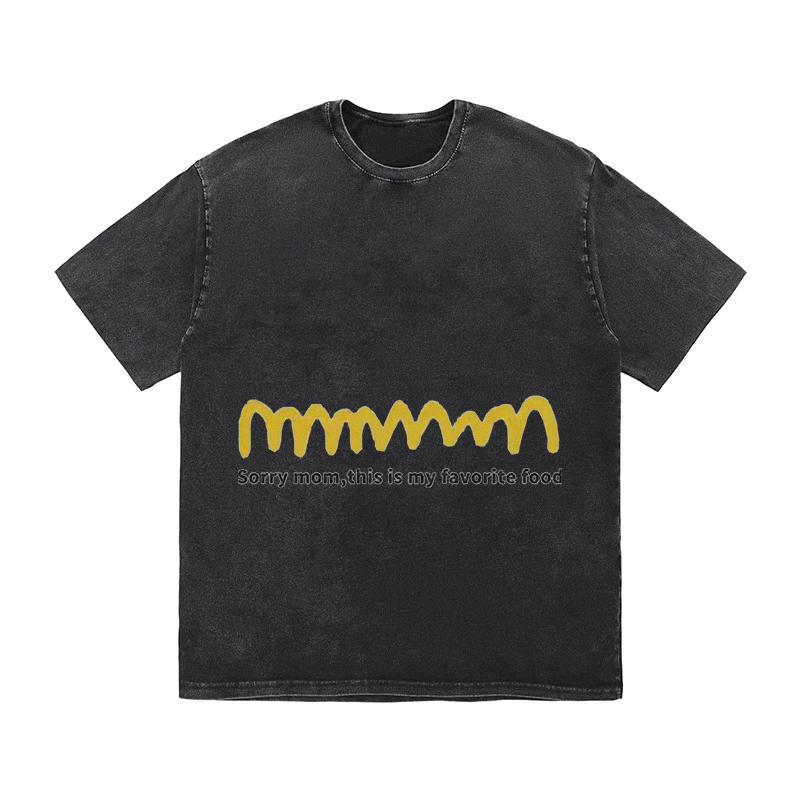 RDMCLOTHINGART tapestry hoodie SLOGAN HEAVY COTTON TEES-9569