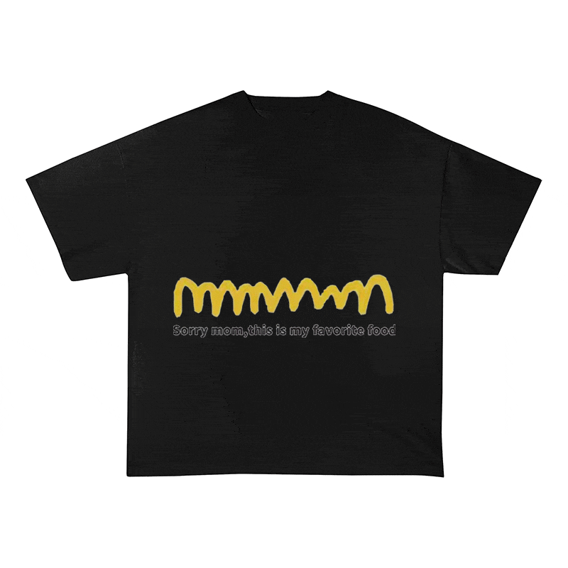 RDMCLOTHINGART tapestry hoodie SLOGAN HEAVY COTTON TEES-9569