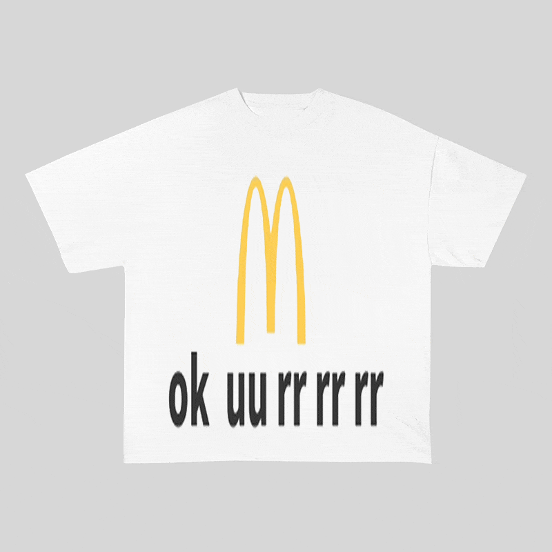 RDMCLOTHINGART tapestry hoodie SLOGAN HEAVY COTTON TEES-9570