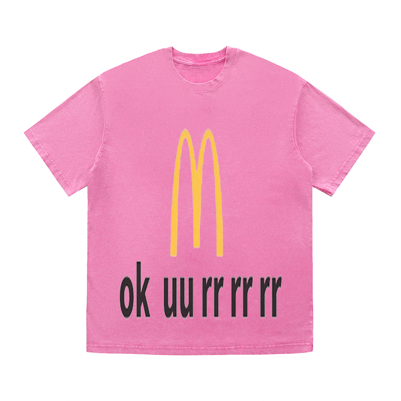 RDMCLOTHINGART tapestry hoodie SLOGAN HEAVY COTTON TEES-9570