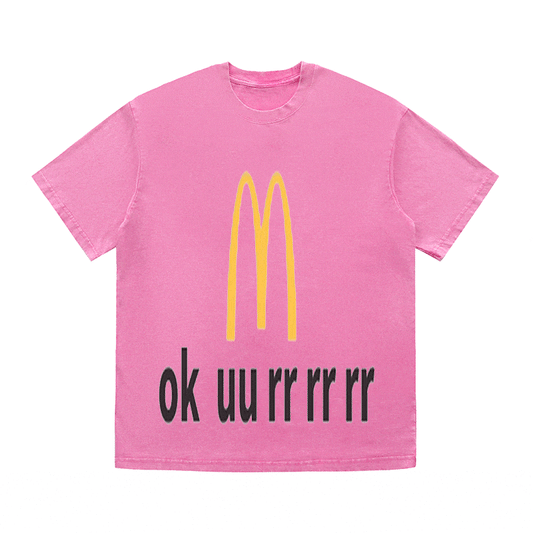 RDMCLOTHINGART tapestry hoodie SLOGAN HEAVY COTTON TEES-9570