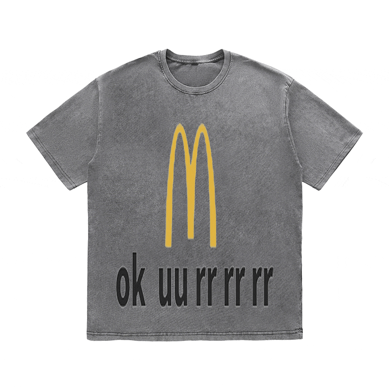 RDMCLOTHINGART tapestry hoodie SLOGAN HEAVY COTTON TEES-9570