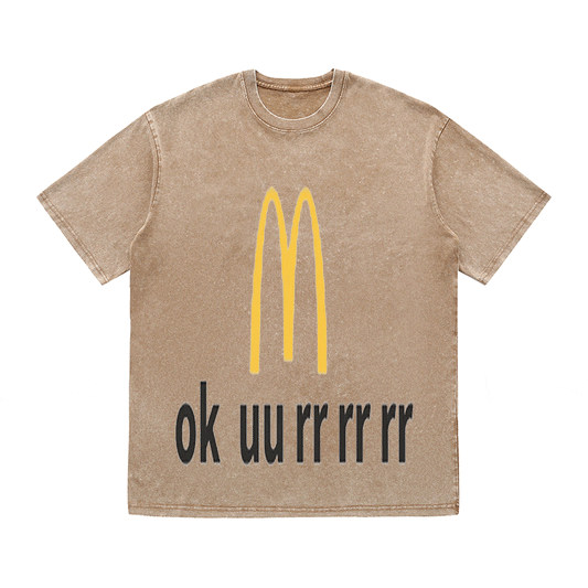 RDMCLOTHINGART tapestry hoodie SLOGAN HEAVY COTTON TEES-9570