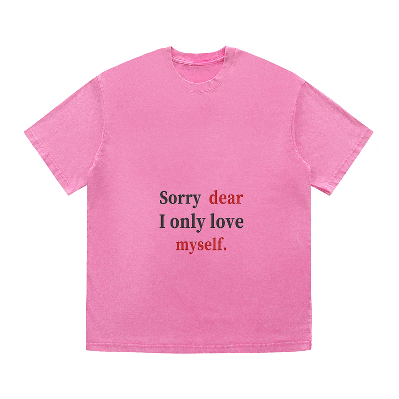 RDMCLOTHINGART tapestry hoodie SLOGAN HEAVY COTTON TEES-9580