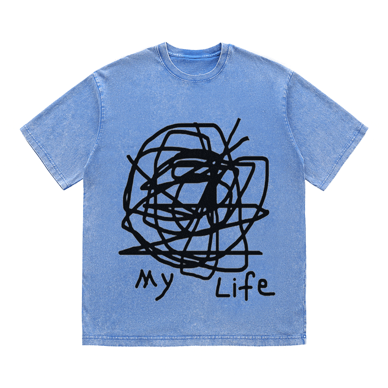 RDMCLOTHINGART tapestry hoodie SLOGAN HEAVY COTTON TEES-9581